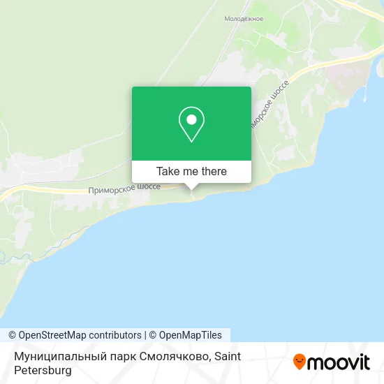 Муниципальный парк Смолячково map