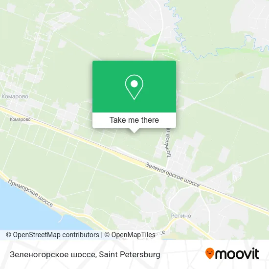 Зеленогорское шоссе map