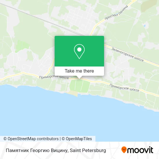 Памятник Георгию Вицину map
