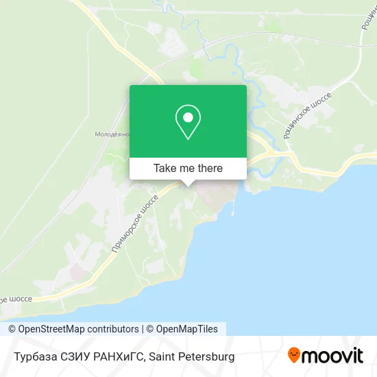 Турбаза СЗИУ РАНХиГС map