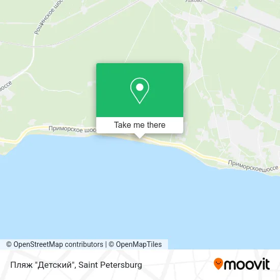 Пляж "Детский" map