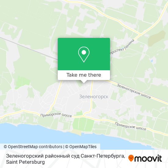 Зеленогорский районный суд Санкт-Петербурга map