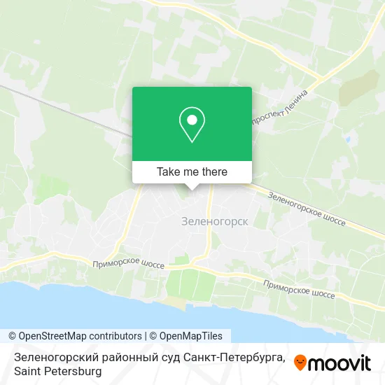 Зеленогорский районный суд Санкт-Петербурга map