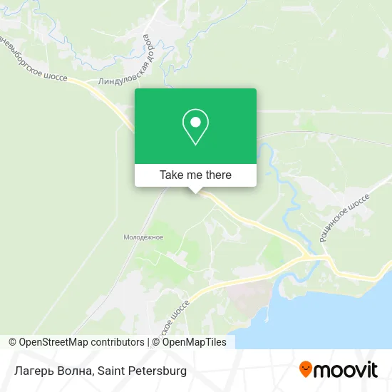 Лагерь Волна map