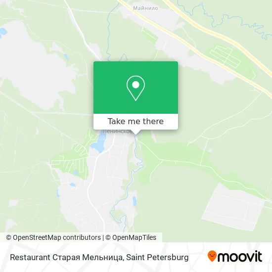 Restaurant Старая Мельница map