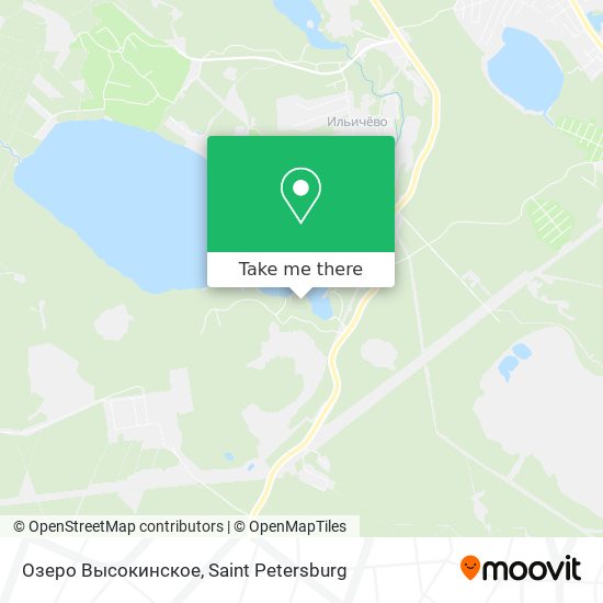 Озеро Высокинское map
