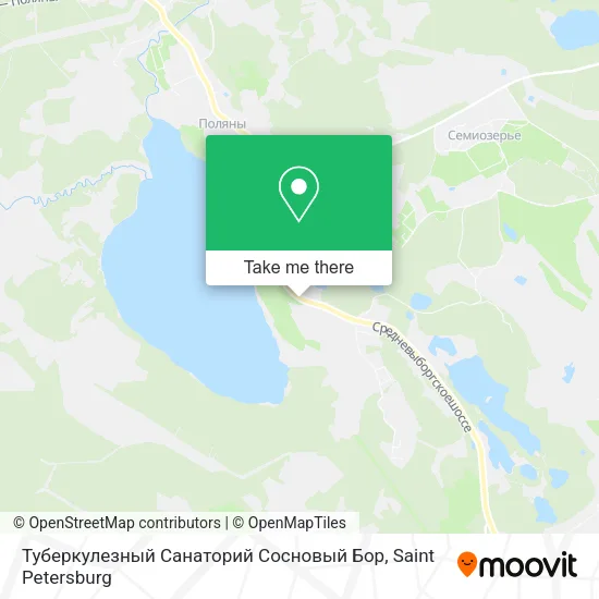 Туберкулезный Санаторий Сосновый Бор map