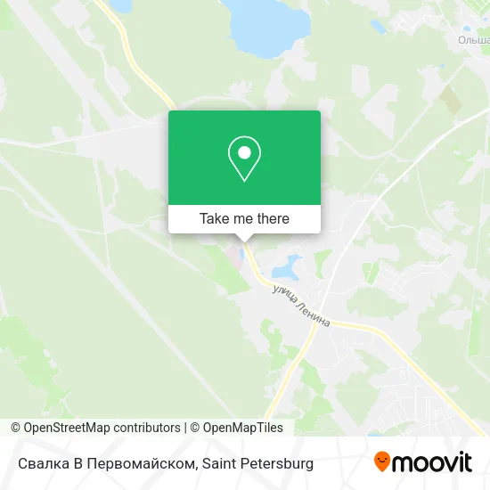 Свалка В Первомайском map