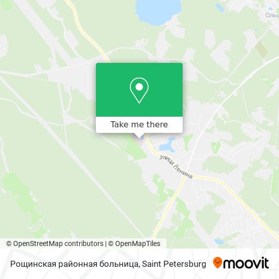 Рощинская районная больница map