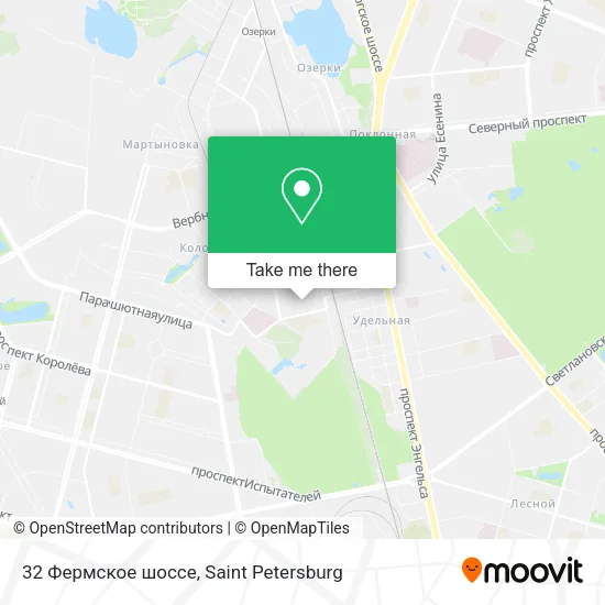 32 Фермское шоссе map