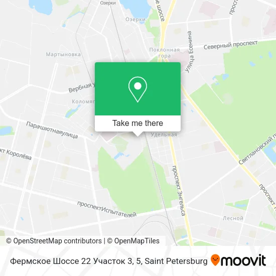 Фермское Шоссе 22 Участок 3, 5 map