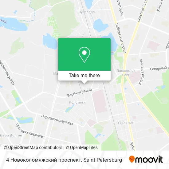 4 Новоколомяжский проспект map