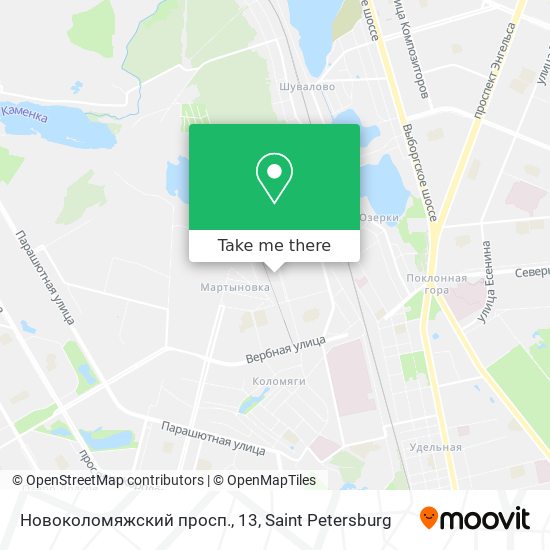 Новоколомяжский просп., 13 map
