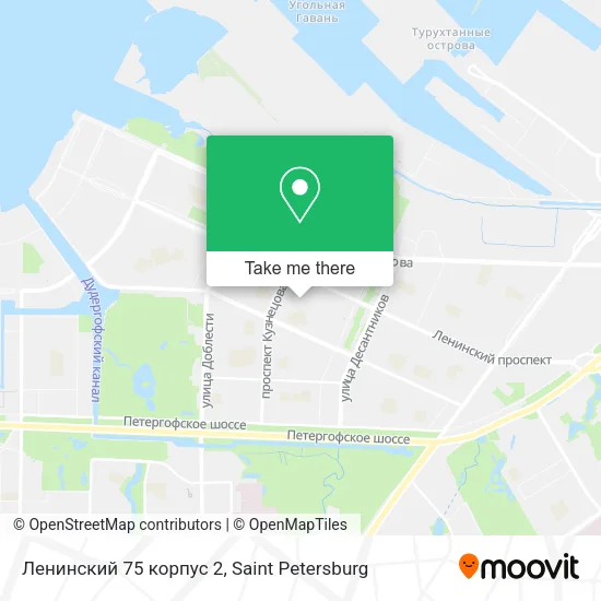 Ленинский 75 корпус 2 map