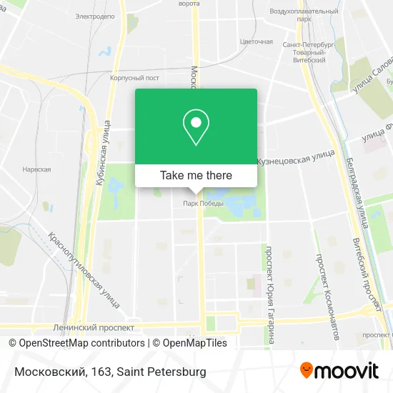 Московский, 163 map