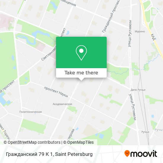 Гражданский 79 К 1 map