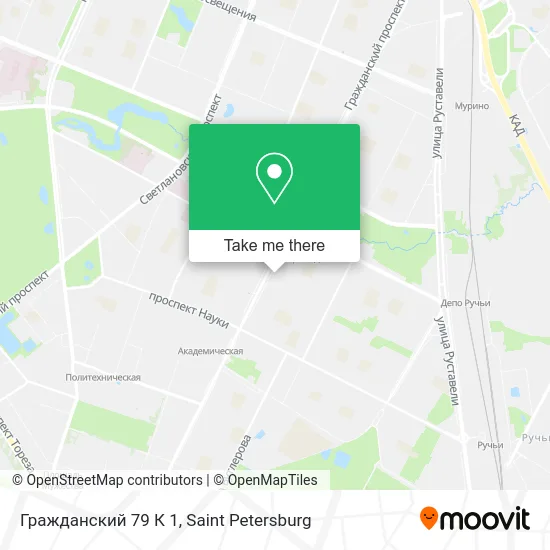 Гражданский 79 К 1 map