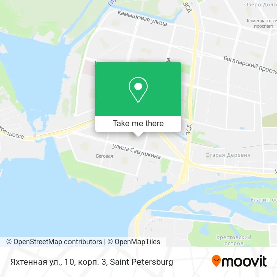 Яхтенная ул., 10, корп. 3 map