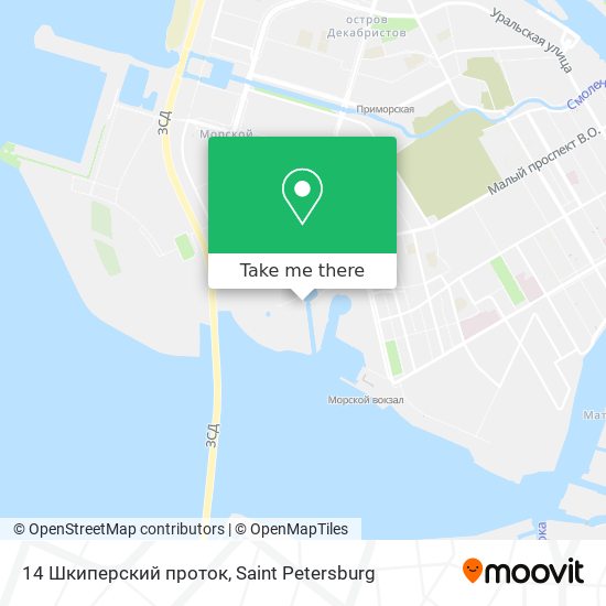 Шкиперский проток спб карта
