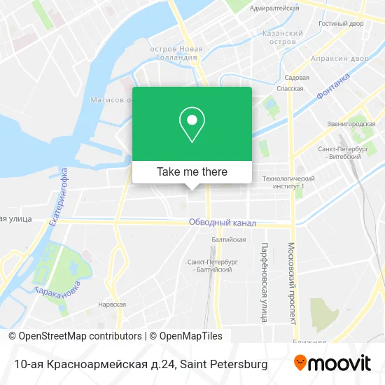 10-ая Красноармейская д.24 map