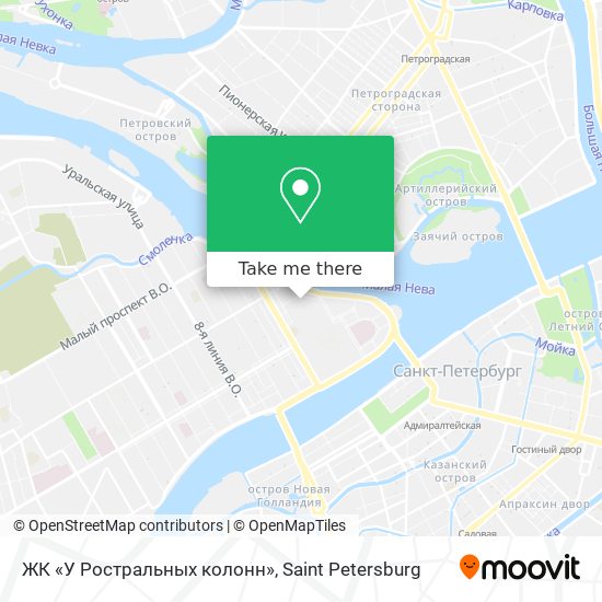 ЖК «У Ростральных колонн» map