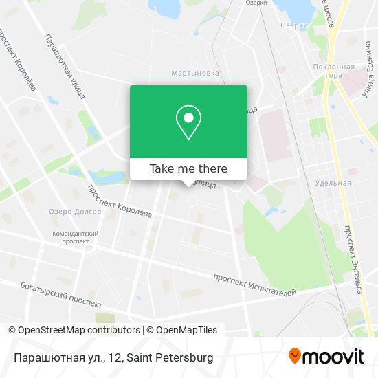 Парашютная ул., 12 map