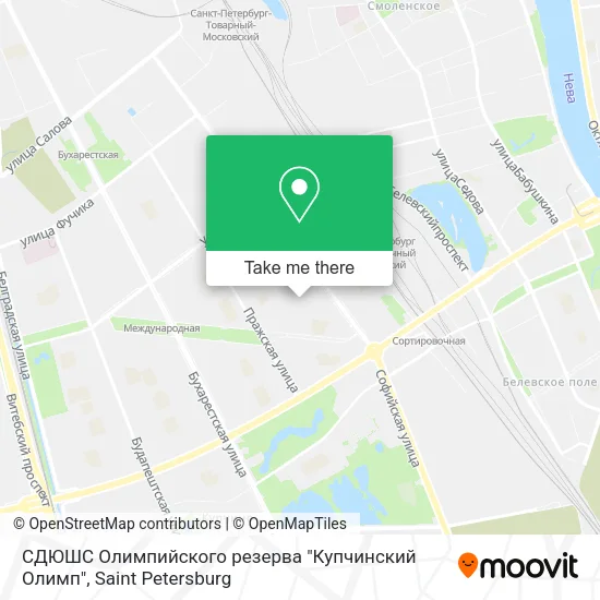 СДЮШС Олимпийского резерва "Купчинский Олимп" map