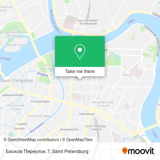 Басков Переулок 7 map