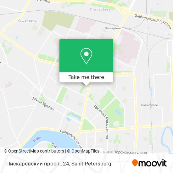 Пискарёвский просп., 24 map