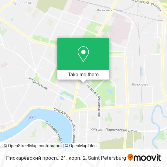 Пискарёвский просп., 21, корп. 2 map