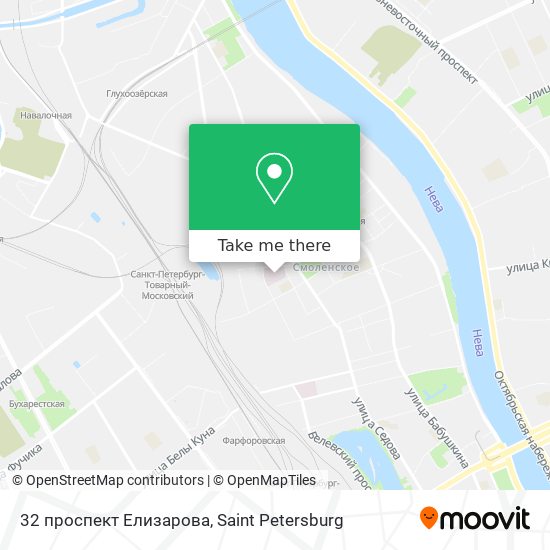 32 проспект Елизарова map