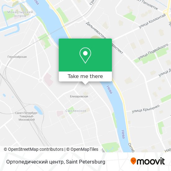 Ортопедический центр map