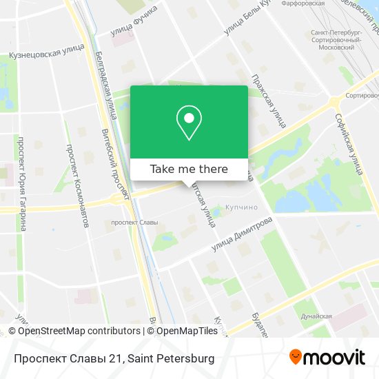 Проспект Славы 21 map