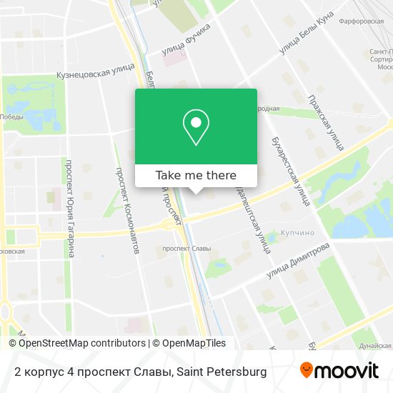 2 корпус 4 проспект Славы map