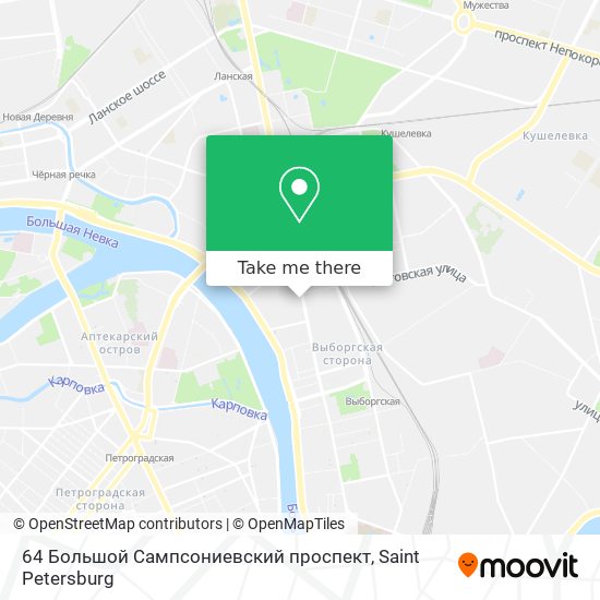 64 Большой Сампсониевский проспект map