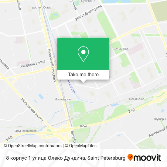 8 корпус 1 улица Олеко Дундича map