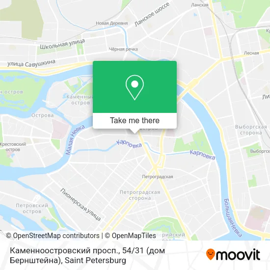Каменноостровский просп., 54 / 31 (дом Бернштейна) map