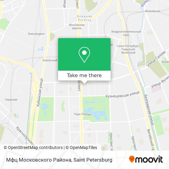 Мфц Московского Района map