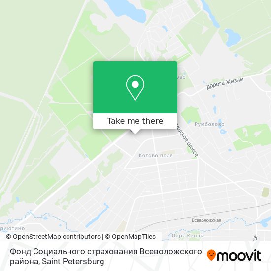 Фонд Социального страхования Всеволожского района map