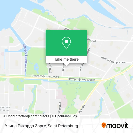 Улица Рихарда Зорге map