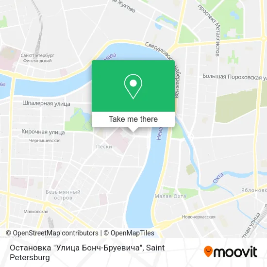 Остановка "Улица Бонч-Бруевича" map