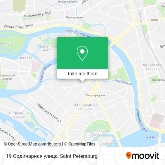 19 Ординарная улица map