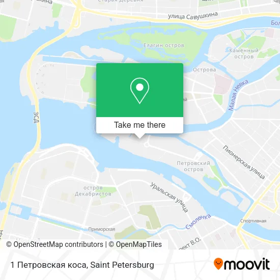 1 Петровская коса map