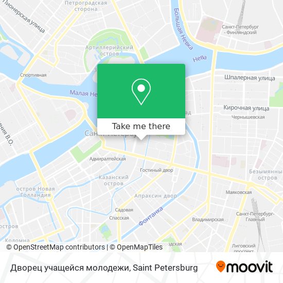 Дворец учащейся молодежи map