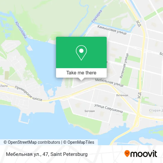 Мебельная ул., 47 map