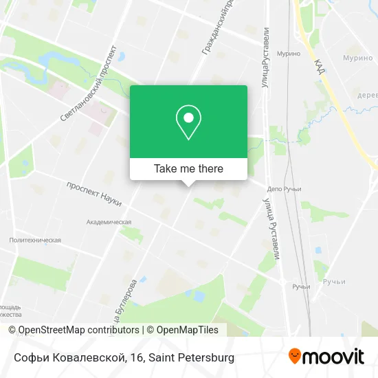 Софьи Ковалевской, 16 map