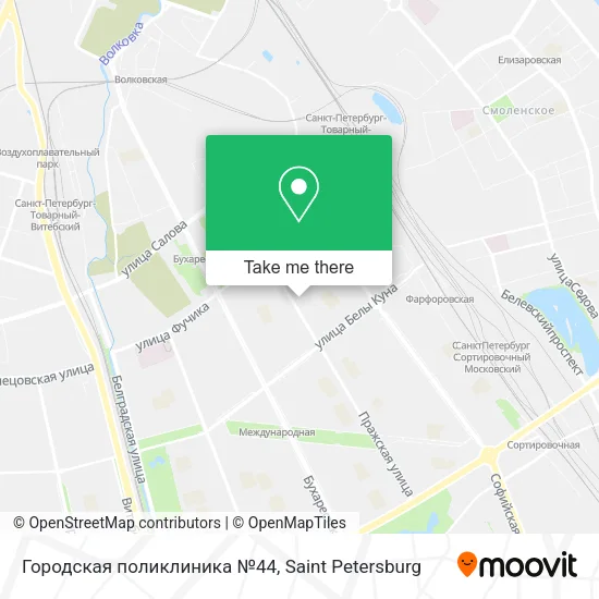 Городская поликлиника №44 map