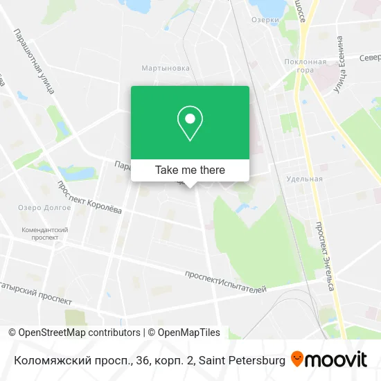 Коломяжский просп., 36, корп. 2 map