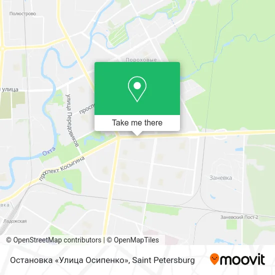 Остановка «Улица Осипенко» map