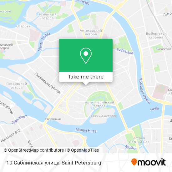 10 Саблинская улица map